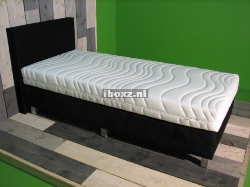 wetenschappelijk Vermeend Bukken 1 persoons BOXSPRING met hoofdbord en pocketveermatras | Iboxz.nl