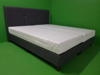 OUTLET BOXSPRING 160 X 200 met hoofdbord en pocketveermatrassen