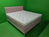 Boxspring VELVET 2 persoons met 10 cm. dikke HR 55 Tencel topper