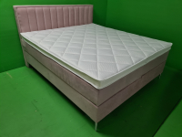 Boxspring VELVET 2 persoons met 10 cm. dikke HR 55 Tencel topper
