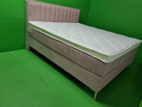 Boxspring VELVET 2 persoons met 10 cm. dikke HR 55 Tencel topper