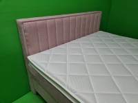Boxspring VELVET 2 persoons met 10 cm. dikke HR 55 Tencel topper