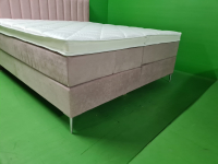 Boxspring VELVET 2 persoons met 10 cm. dikke HR 55 Tencel topper